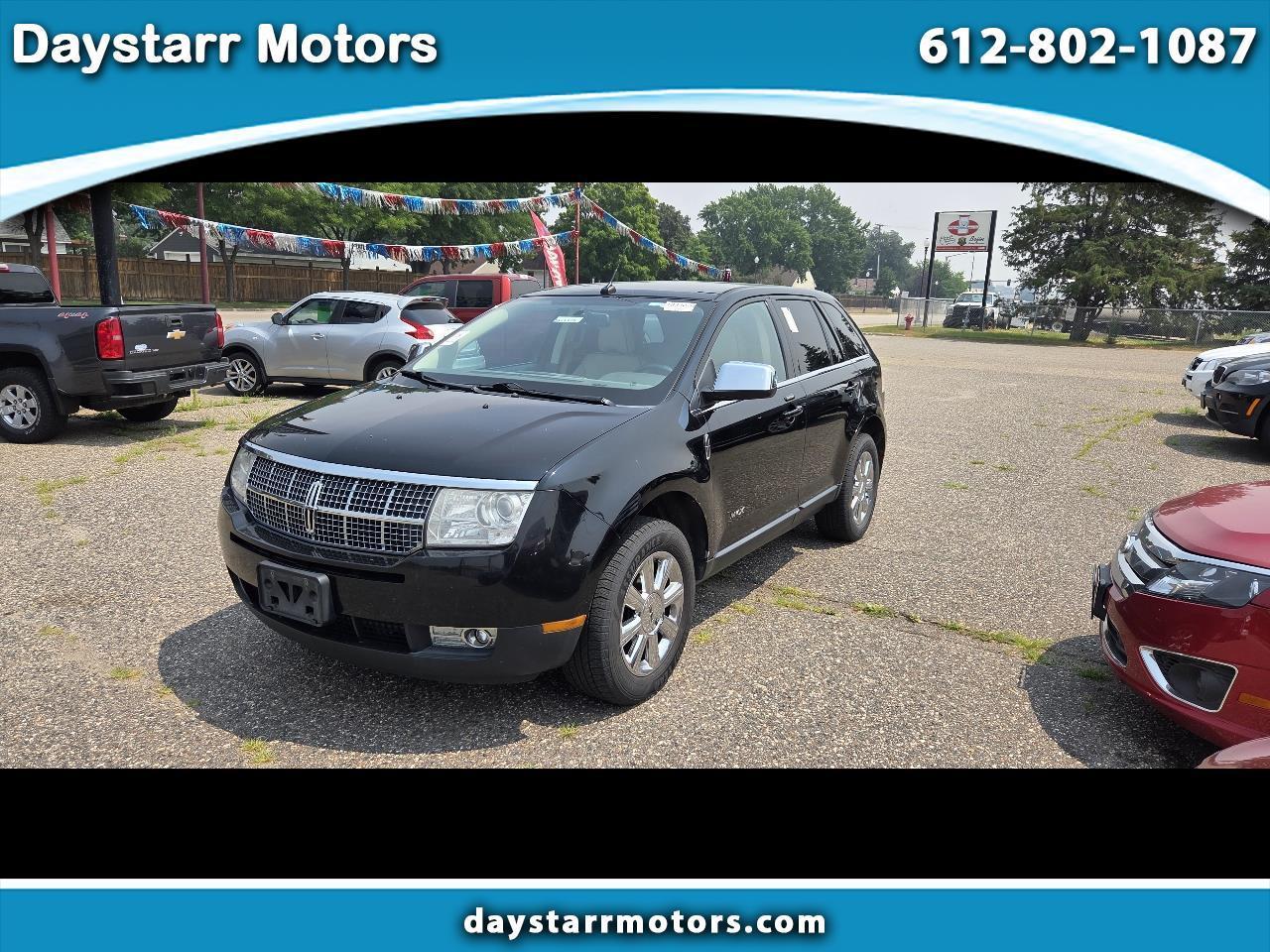 Black 2008 Lincoln MKX SUV / Crossover Front-Wheel Drive Automatic