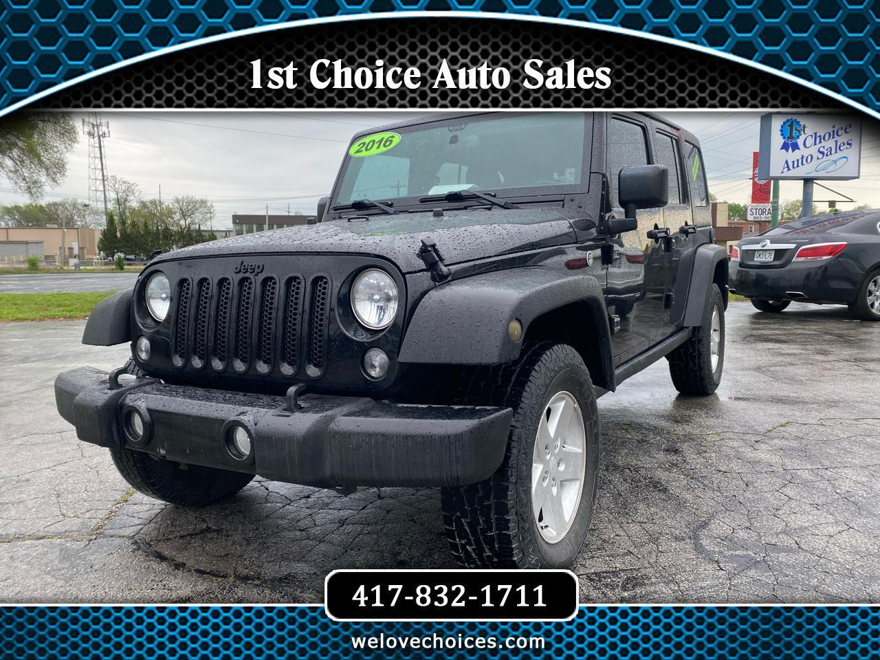 2016 Jeep Wrangler Unlimited Sport 4WD