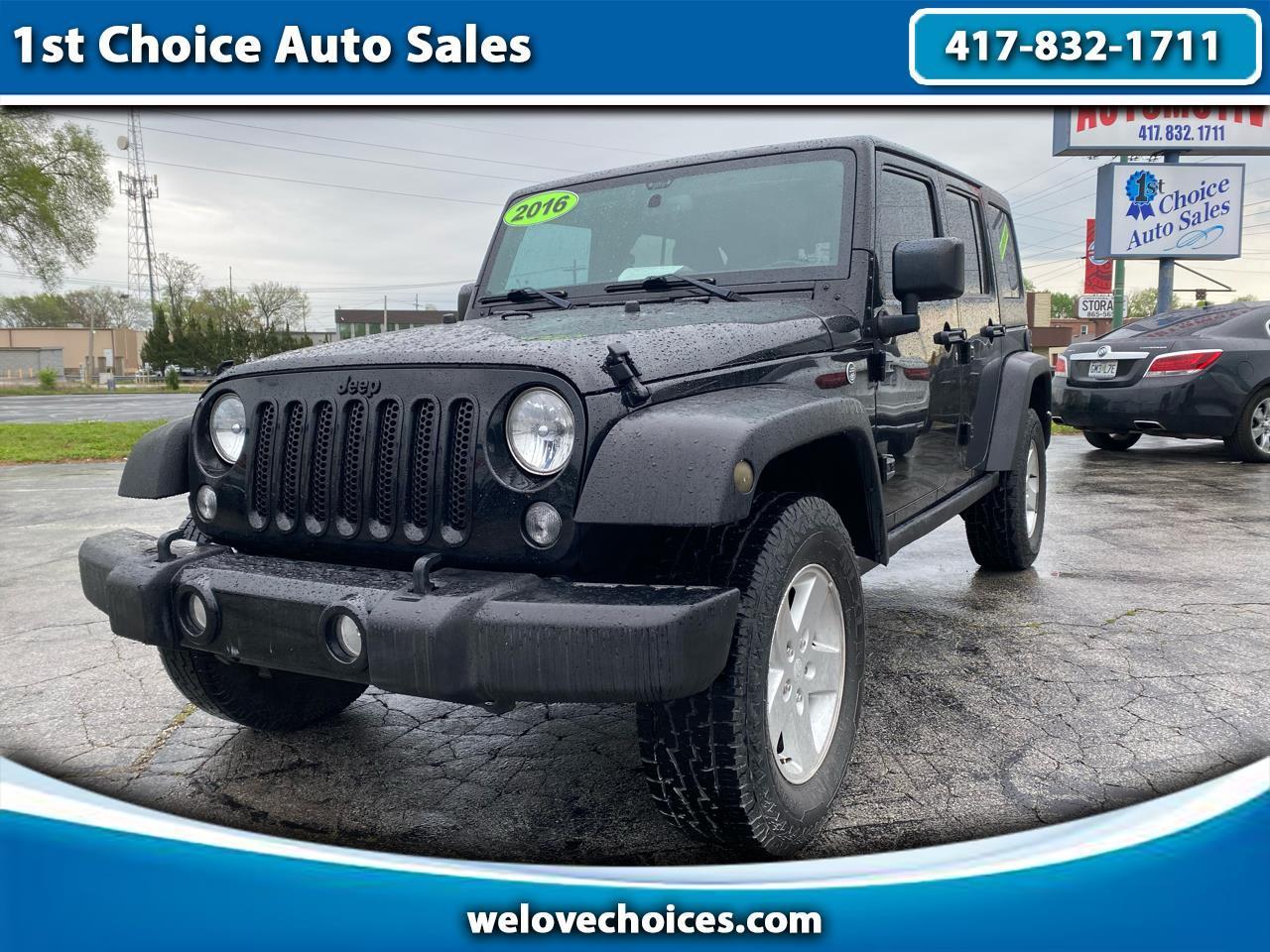 2016 Jeep Wrangler Unlimited Sport 4WD