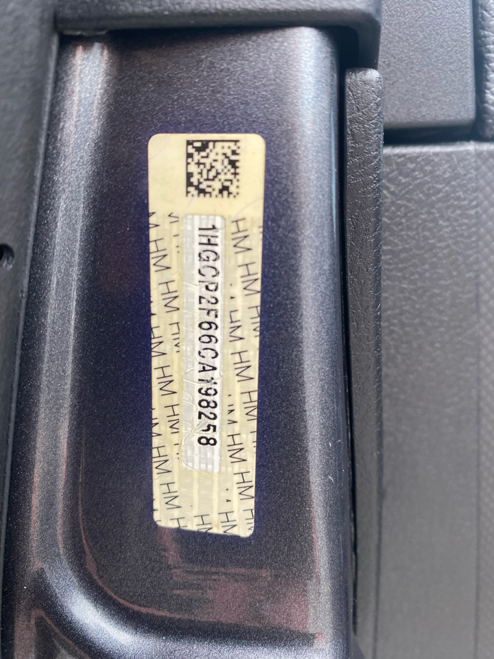 Honda Accord SE Sedan AT 2012