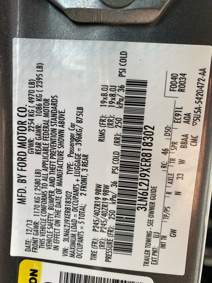 Lincoln MKZ AWD 2014