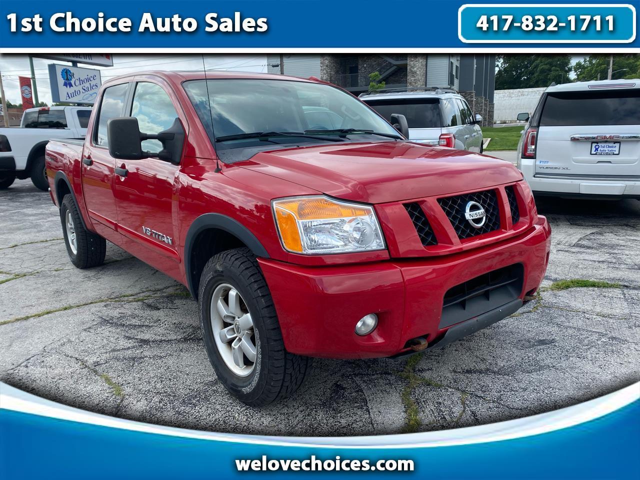 2012 Nissan Titan SV Crew Cab 4WD