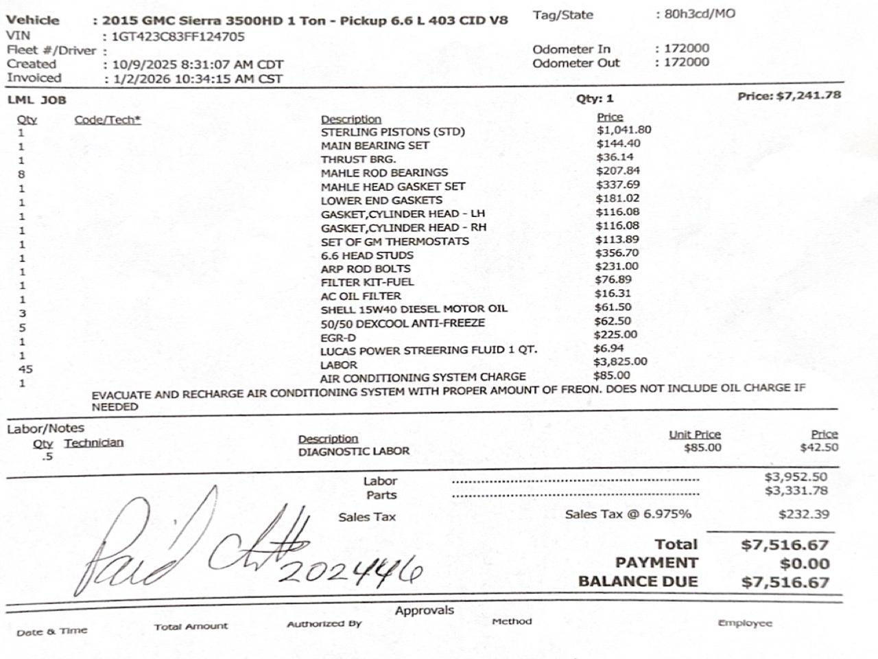 GMC Sierra 3500HD SLT Crew Cab 4WD 2015