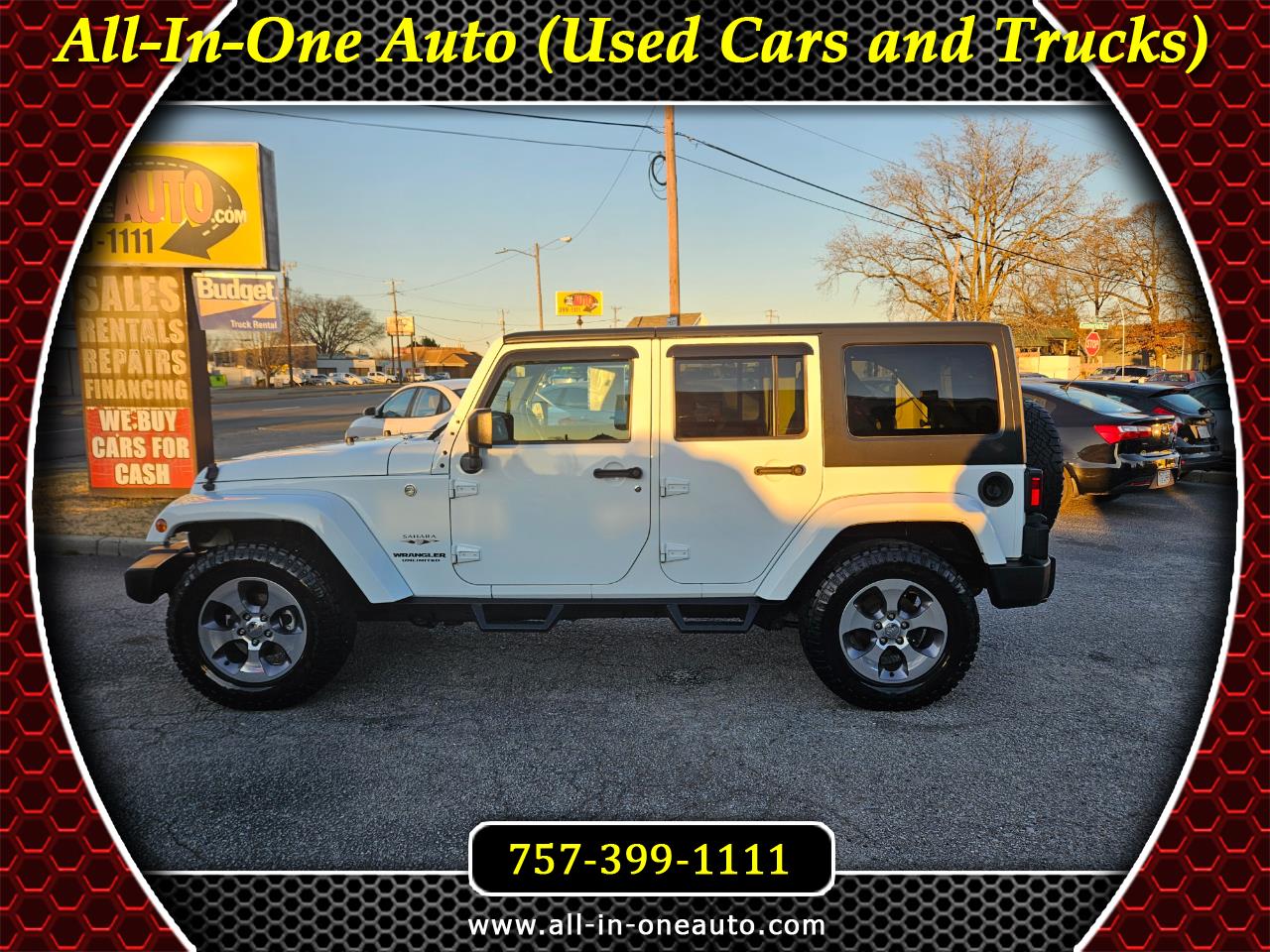 2016 Jeep Wrangler Unlimited 4WD 4dr Sahara