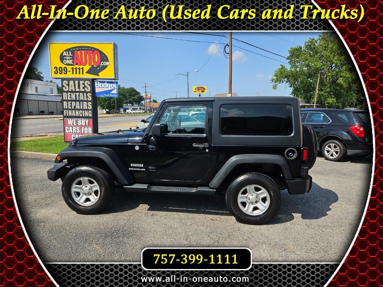 2014 Jeep Wrangler 4WD 2dr Sport
