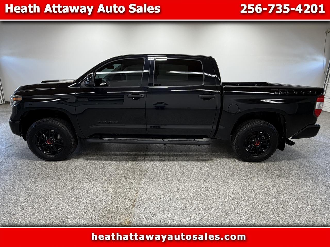 Midnight Black Metal 2019 Toyota Tundra Pickup Truck Four-Wheel Drive Automatic