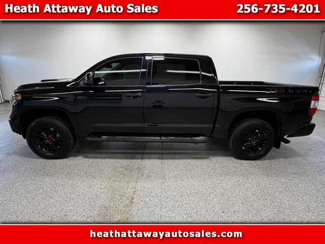 Midnight Black Metal 2019 Toyota Tundra Pickup Truck Four-Wheel Drive Automatic
