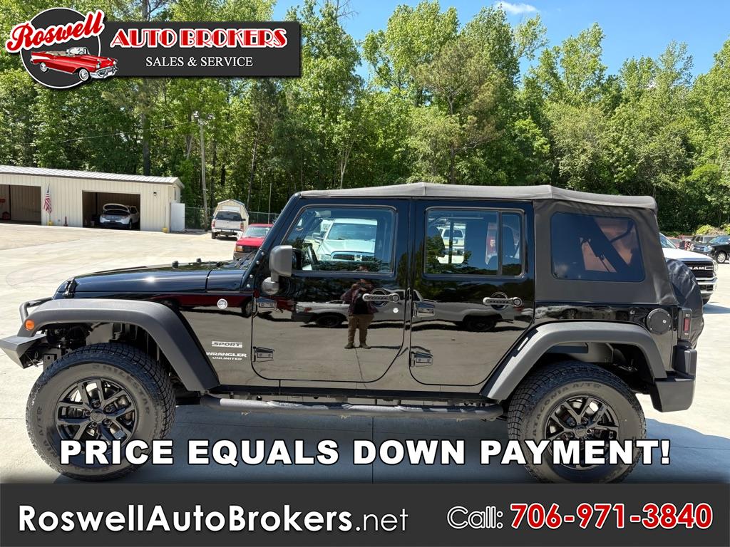 2016 Jeep Wrangler Unlimited Sport 4WD