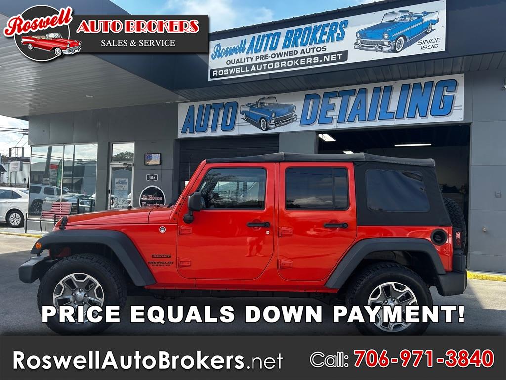 2015 Jeep Wrangler Unlimited Sport 4WD