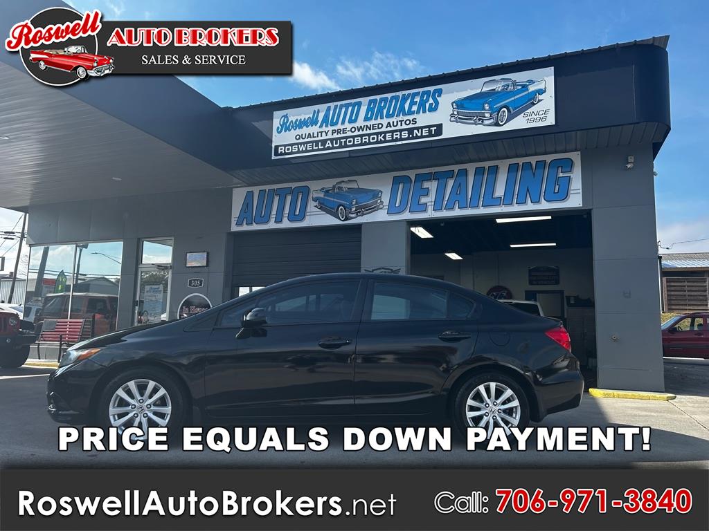 2012 Honda Civic EX Sedan 5-Speed AT