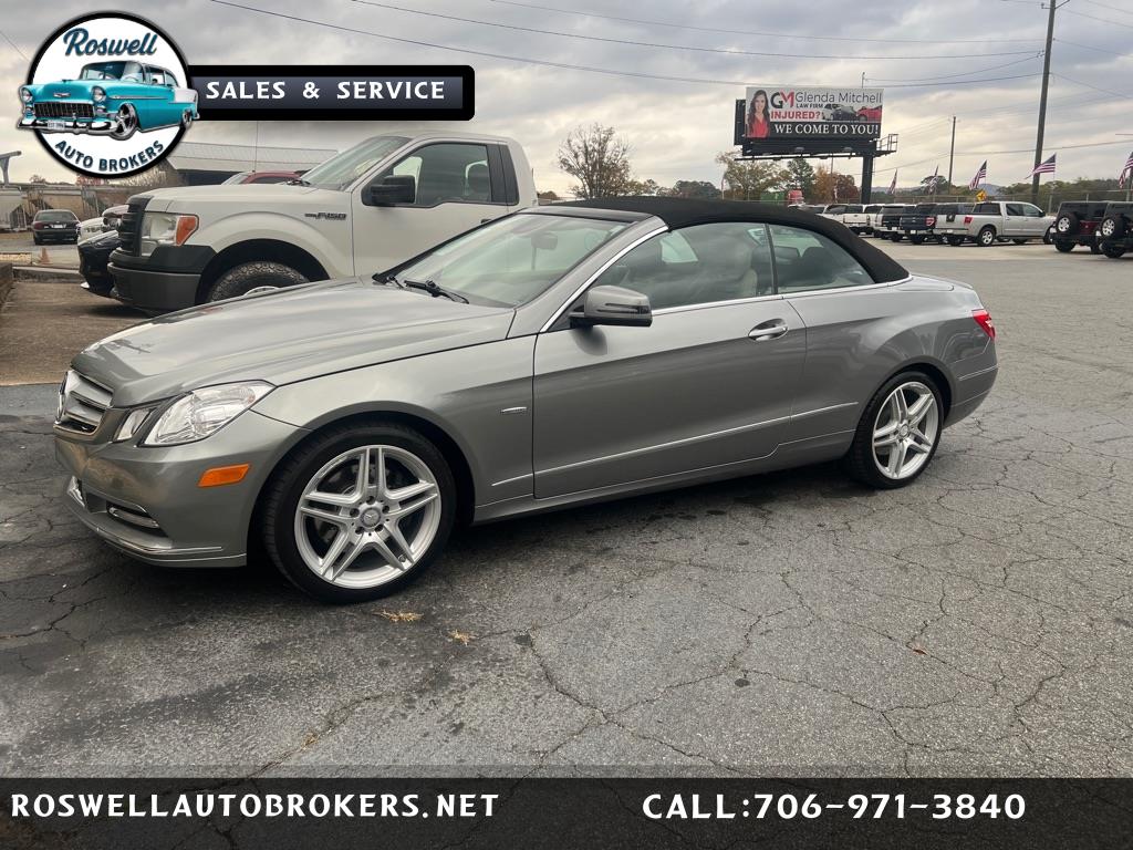 2012 Mercedes-Benz E-Class E350 Cabriolet