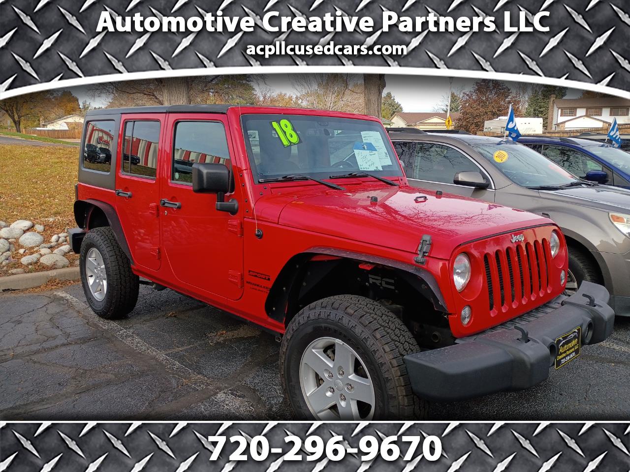 2018 Jeep Wrangler JK Unlimited Sport 4WD