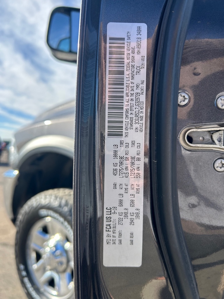 RAM 2500  2018