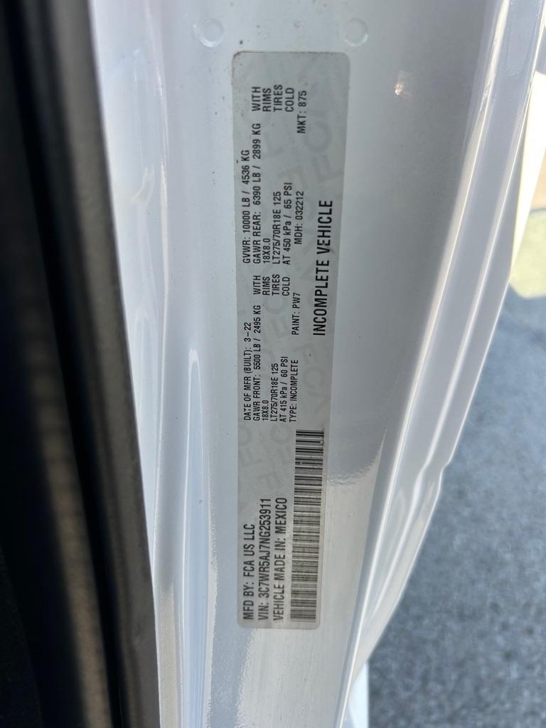 RAM 2500  2022