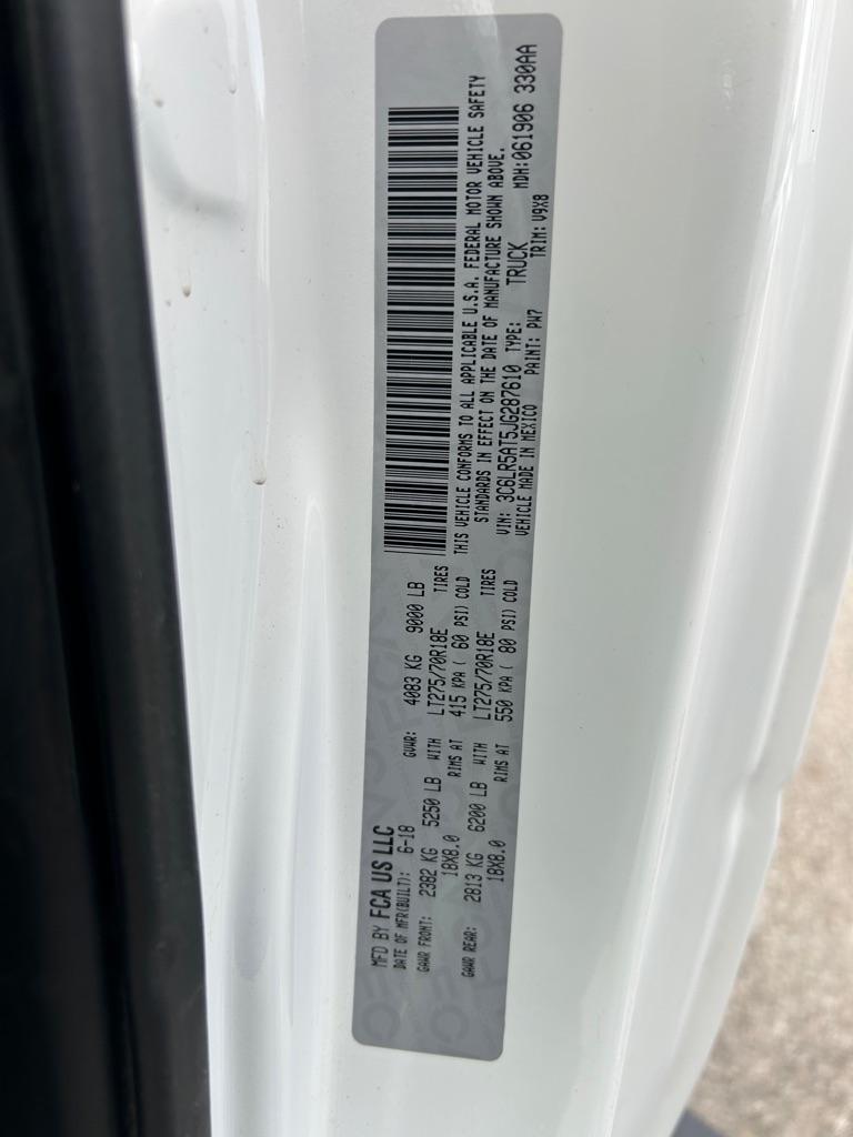 RAM 2500  2018