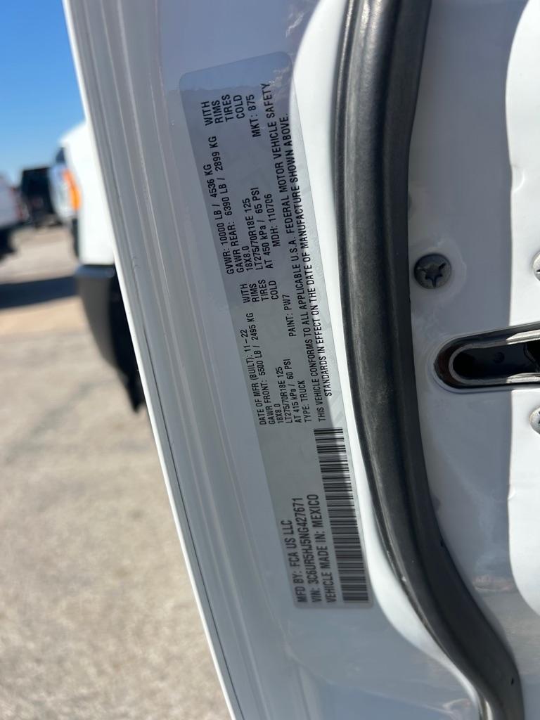 RAM 2500  2022