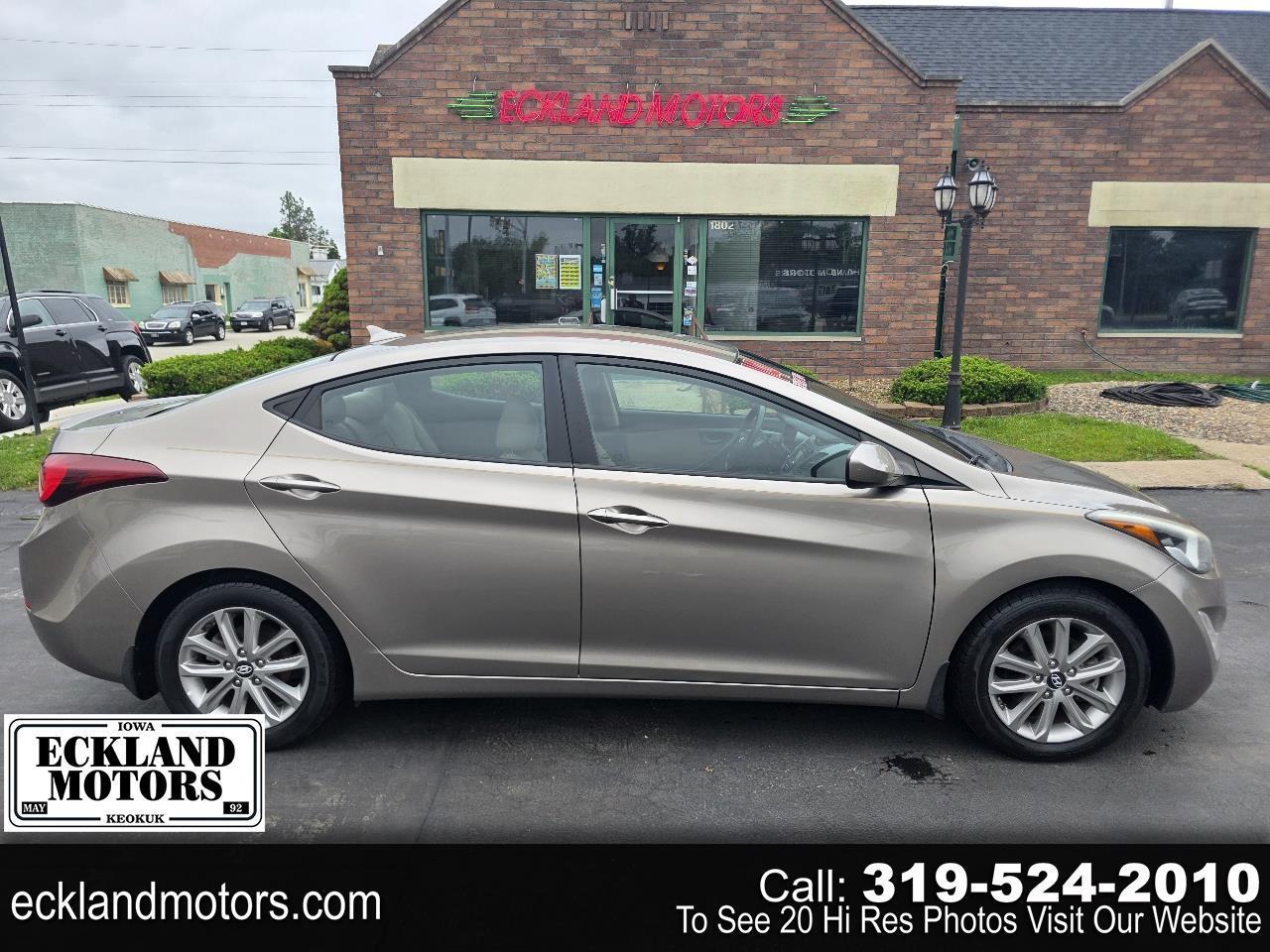 2014 Hyundai Elantra 4dr Sdn SE