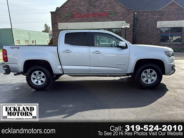 Silver 2020 Chevrolet Colorado Pickup Truck Four-Wheel Drive Automatic