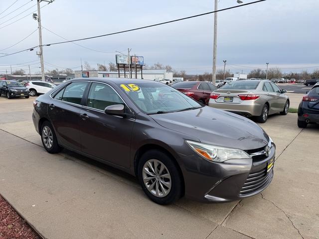 Gray 2015 Toyota Camry LE Sedan Front-Wheel Drive Automatic