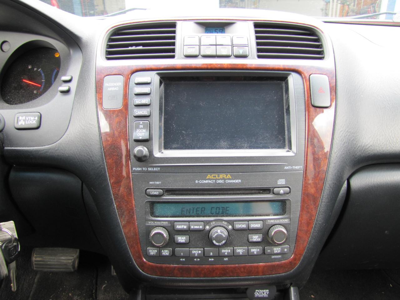 Acura MDX Touring with Navigation System and Rear DVD System 2005