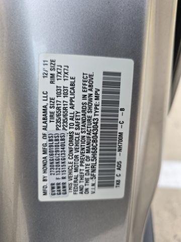 Honda Odyssey  2012