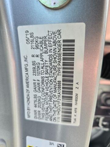 Honda Accord  2019