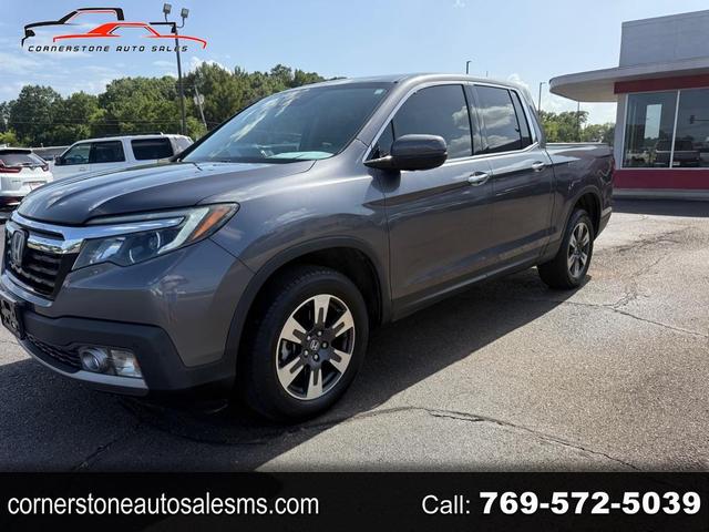 Gray 2017 Honda Ridgeline Pickup Truck All-Wheel Drive Automatic