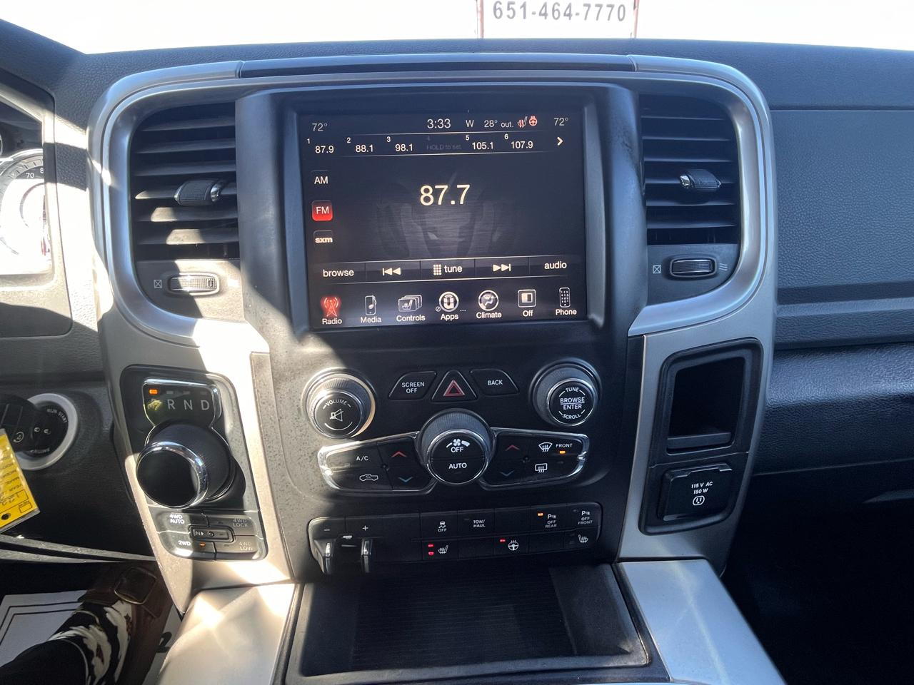 RAM 1500 4WD Quad Cab 140.5" Big Horn 2016