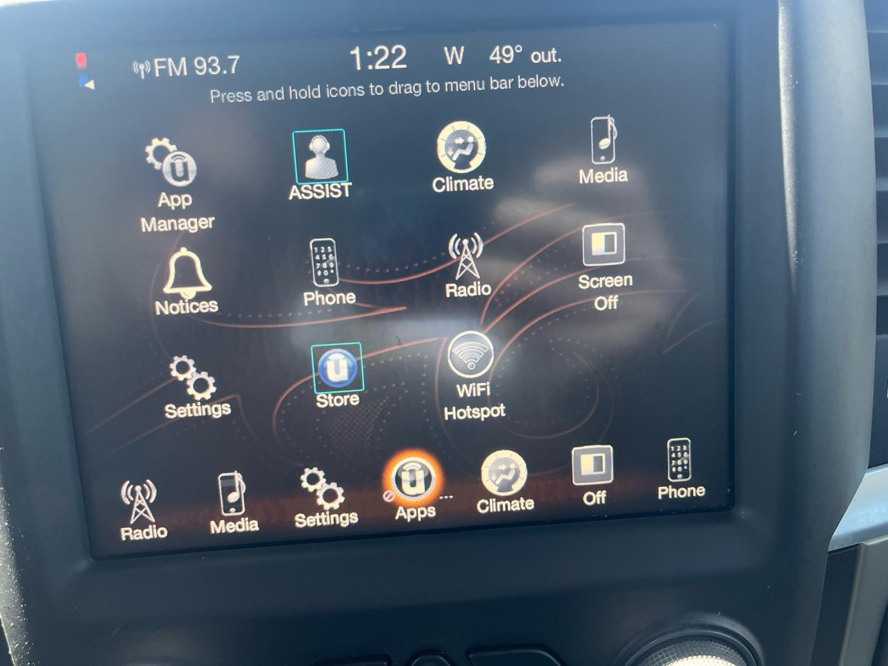 RAM 1500 4WD Crew Cab 140.5" Big Horn 2013