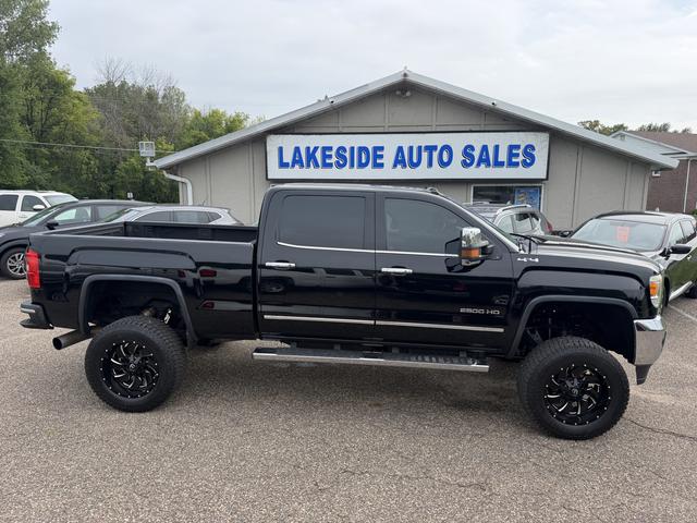 Black 2015 GMC Sierra 2500HD Pickup Truck Four-Wheel Drive Automatic