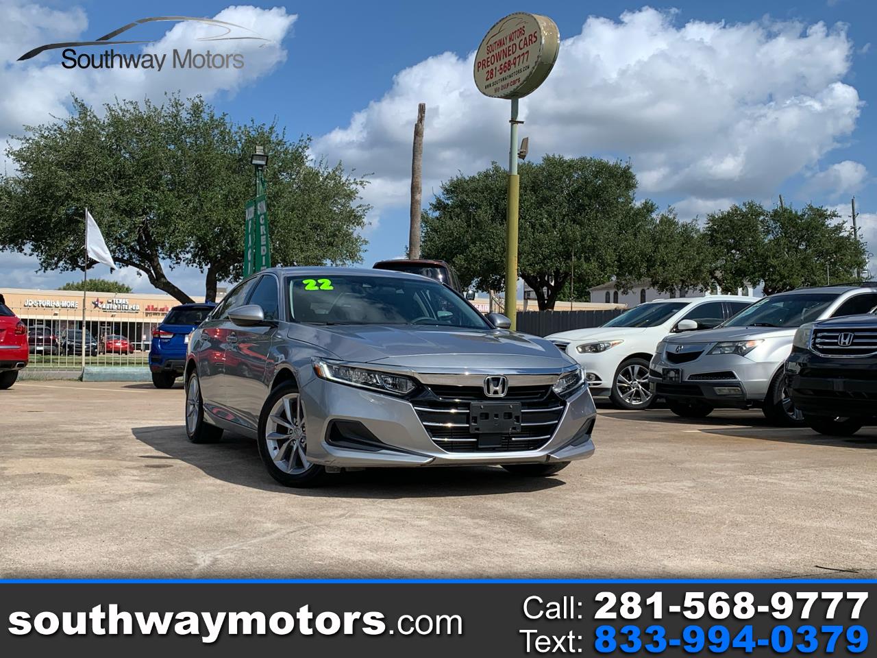 Honda Accord LX CVT 2022 Honda Accord LX CVT 2022