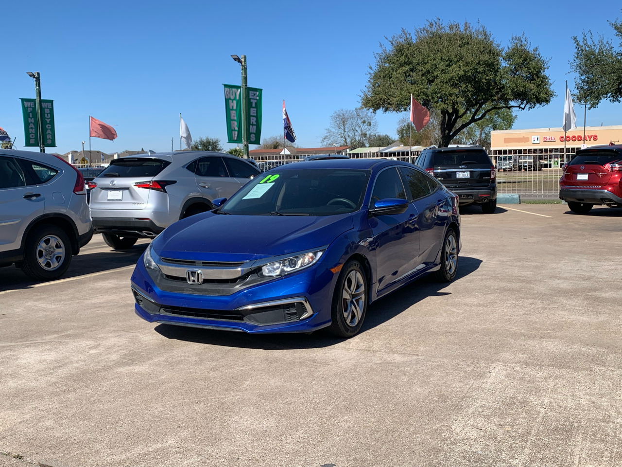 Honda Civic LX Honda Sensing Sedan CVT 2019