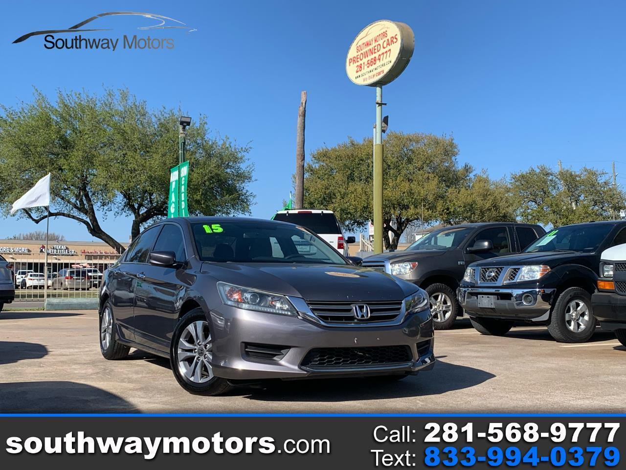 Honda Accord LX Sedan CVT 2015