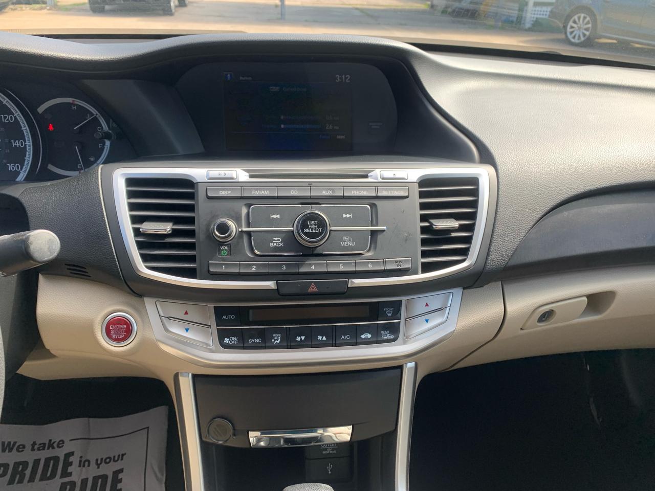 Honda Accord EX Sedan CVT 2014