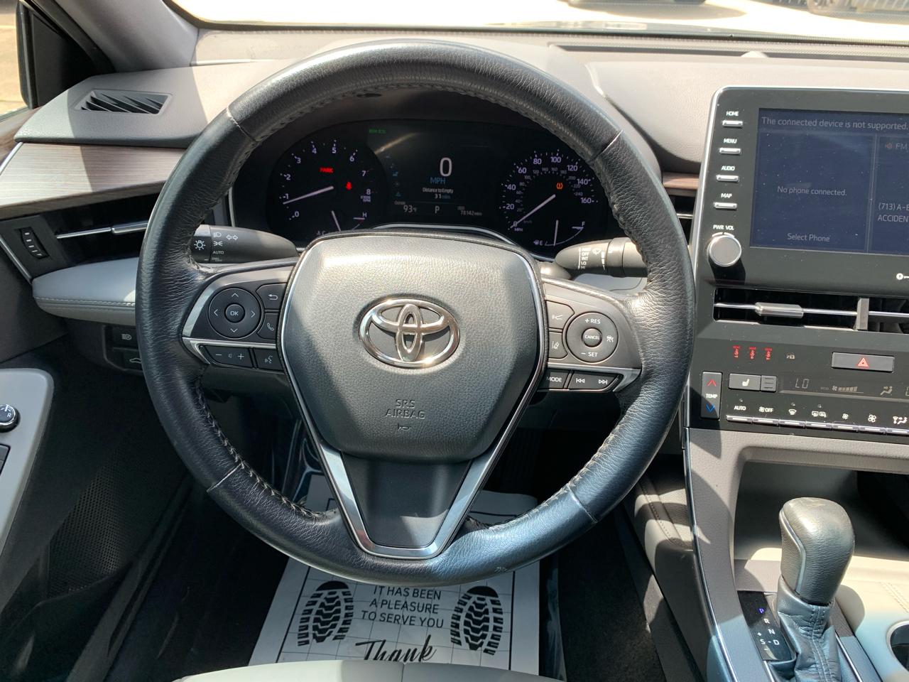 Toyota Avalon XLE 2019