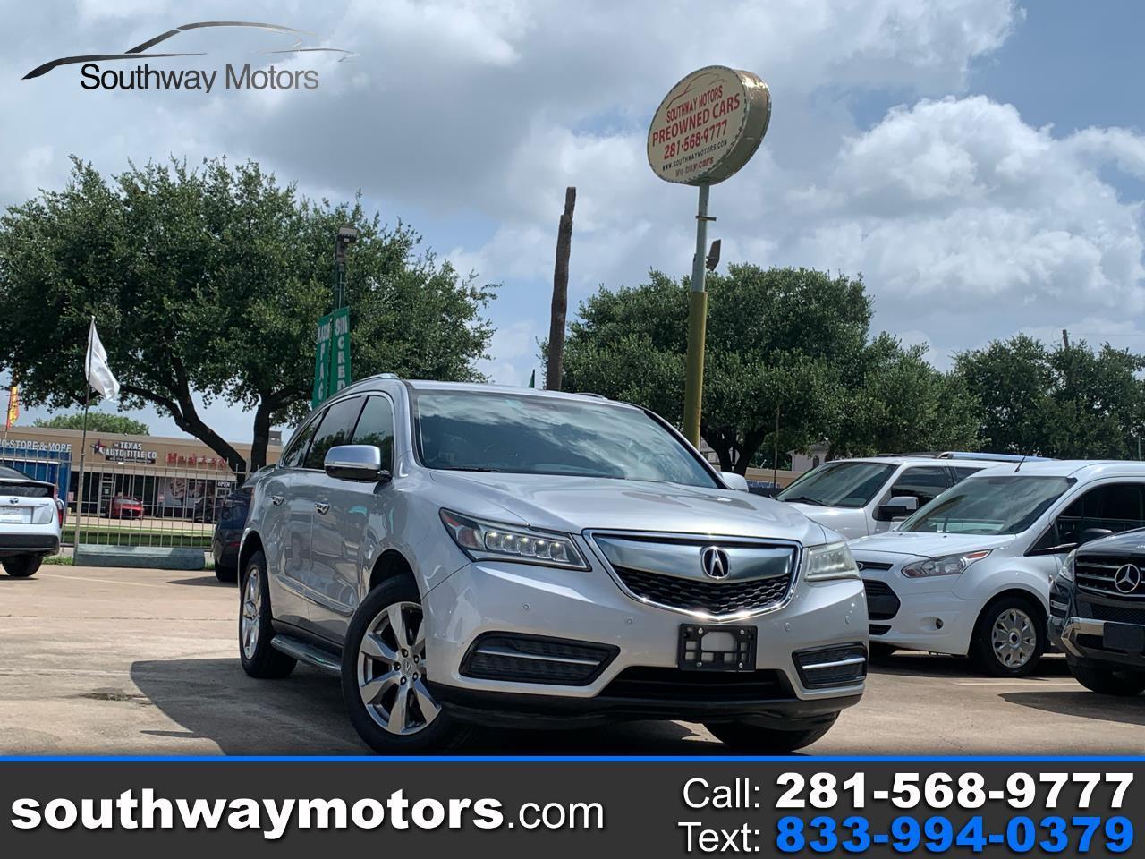 Acura MDX SH-AWD 6-Spd AT w/Advance Package 2014