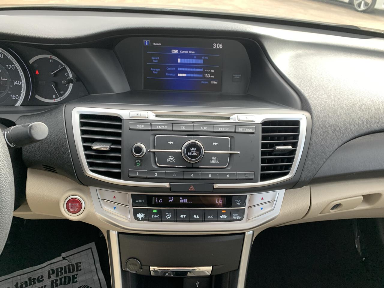 Honda Accord EX Sedan CVT 2014