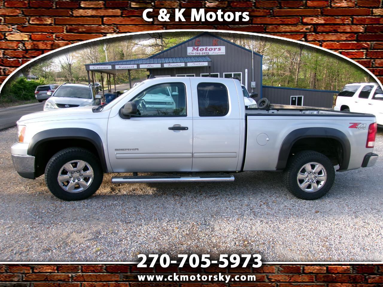 2012 GMC Sierra 1500 4WD Ext Cab 143.5" SLE