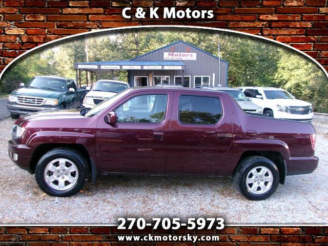 Red (Burgundy) 2009 Honda Ridgeline Pickup Truck Four-Wheel Drive Automatic