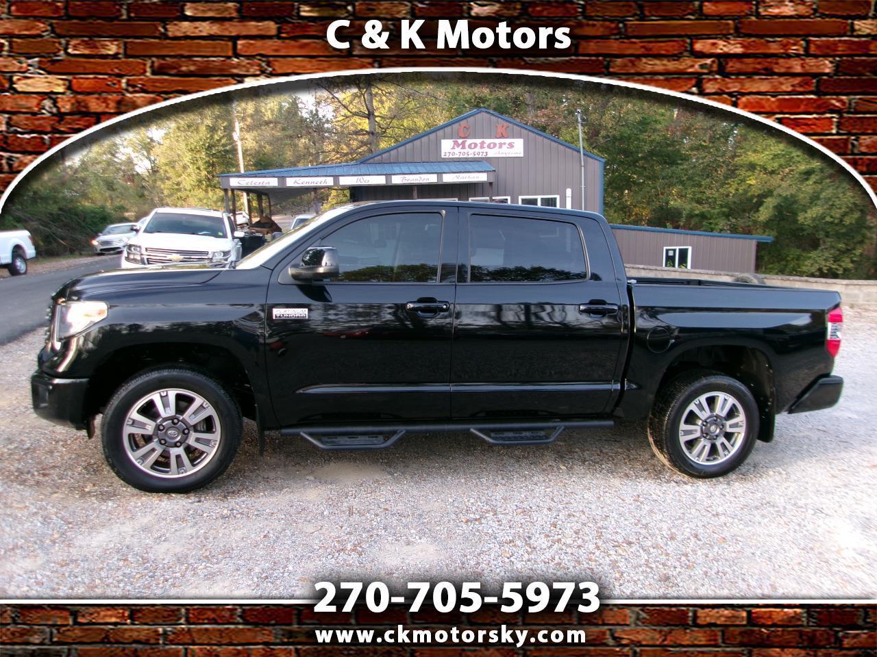 2018 Toyota Tundra 4WD Platinum CrewMax 5.5' Bed 5.7L FFV (Natl)