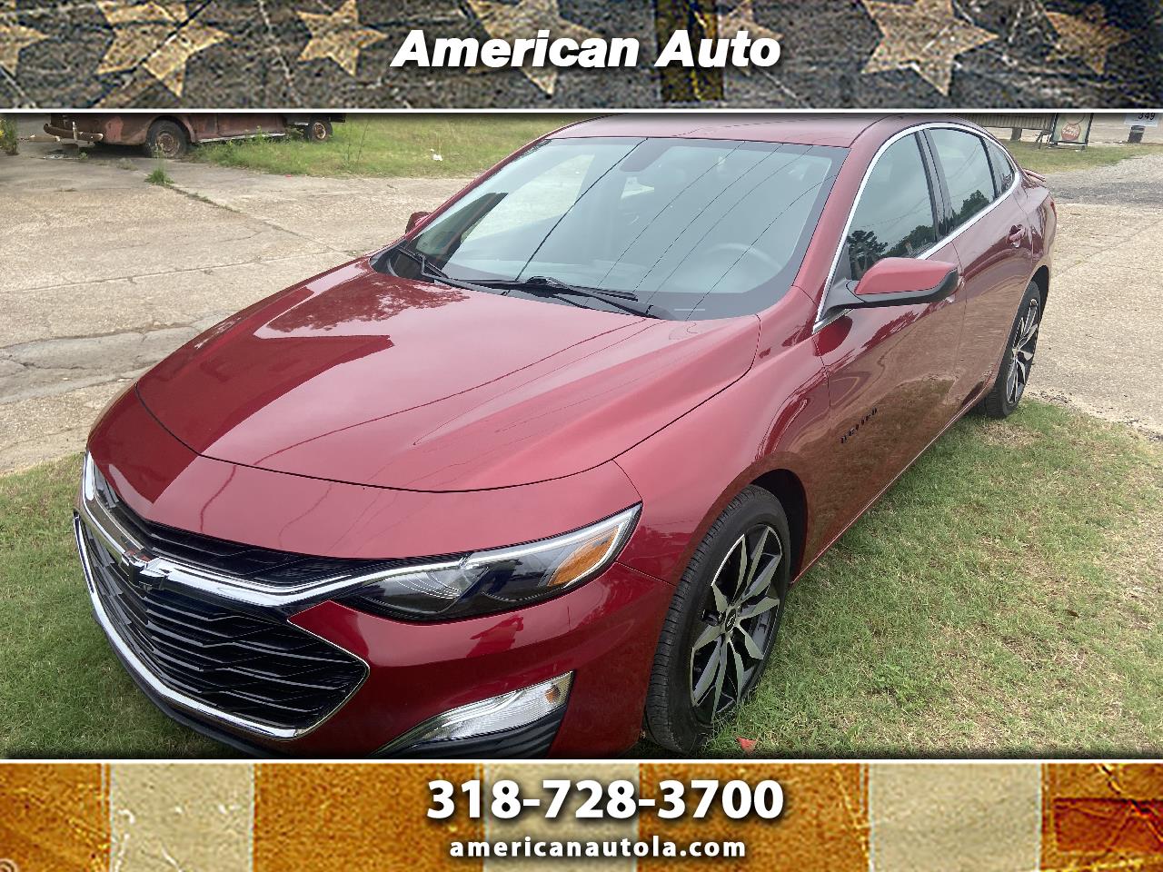 Used 2020 Chevrolet Malibu RS for Sale in Rayville LA 71269 American Auto