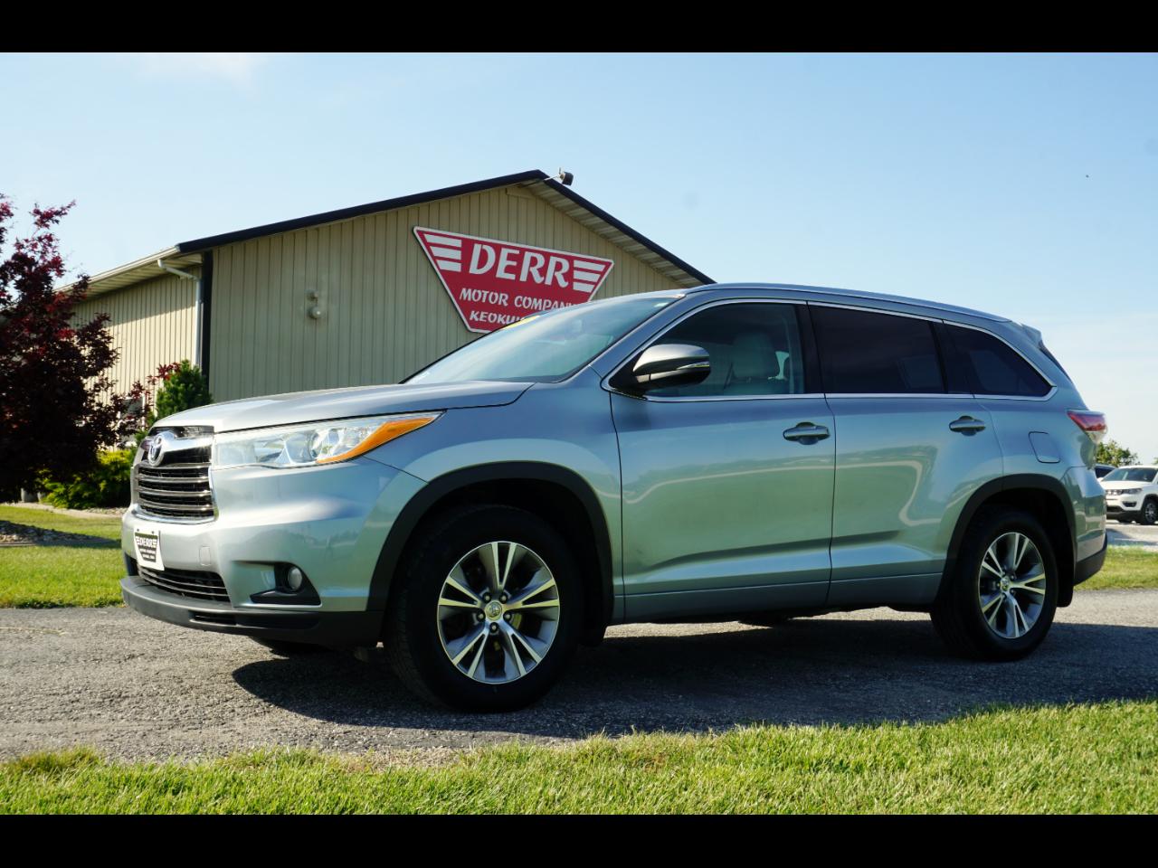 Toyota Highlander XLE AWD V6 2015