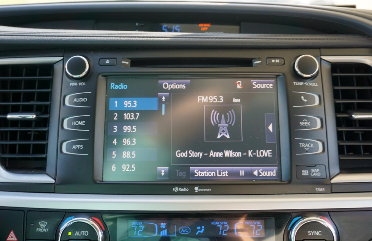 Toyota Highlander XLE AWD V6 2015