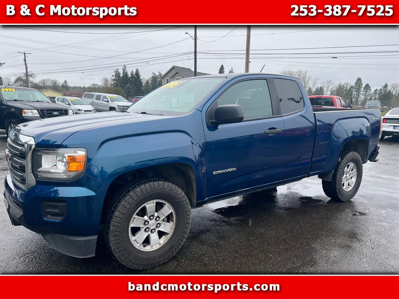 2020 GMC Canyon 4WD Ext Cab 128"