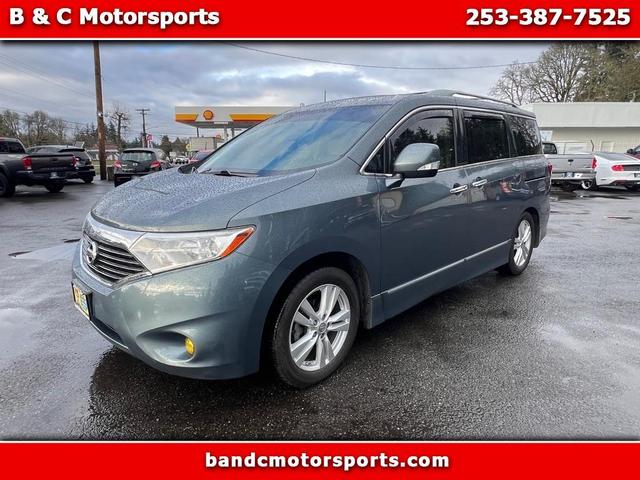 Blue 2011 Nissan Quest 3.5 SL Minivan Front-Wheel Drive Continuously Variable Transmission