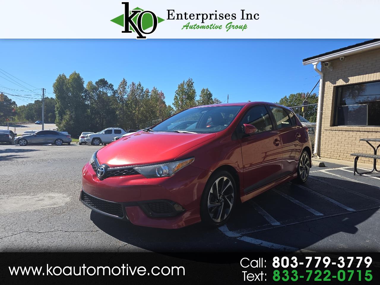 2018 Toyota Corolla iM CVT (Natl)