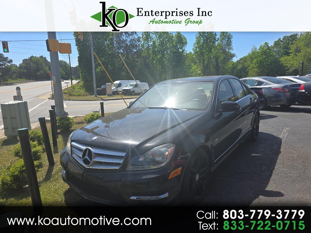 2012 Mercedes-Benz C-Class 4dr Sdn C 250 Sport RWD