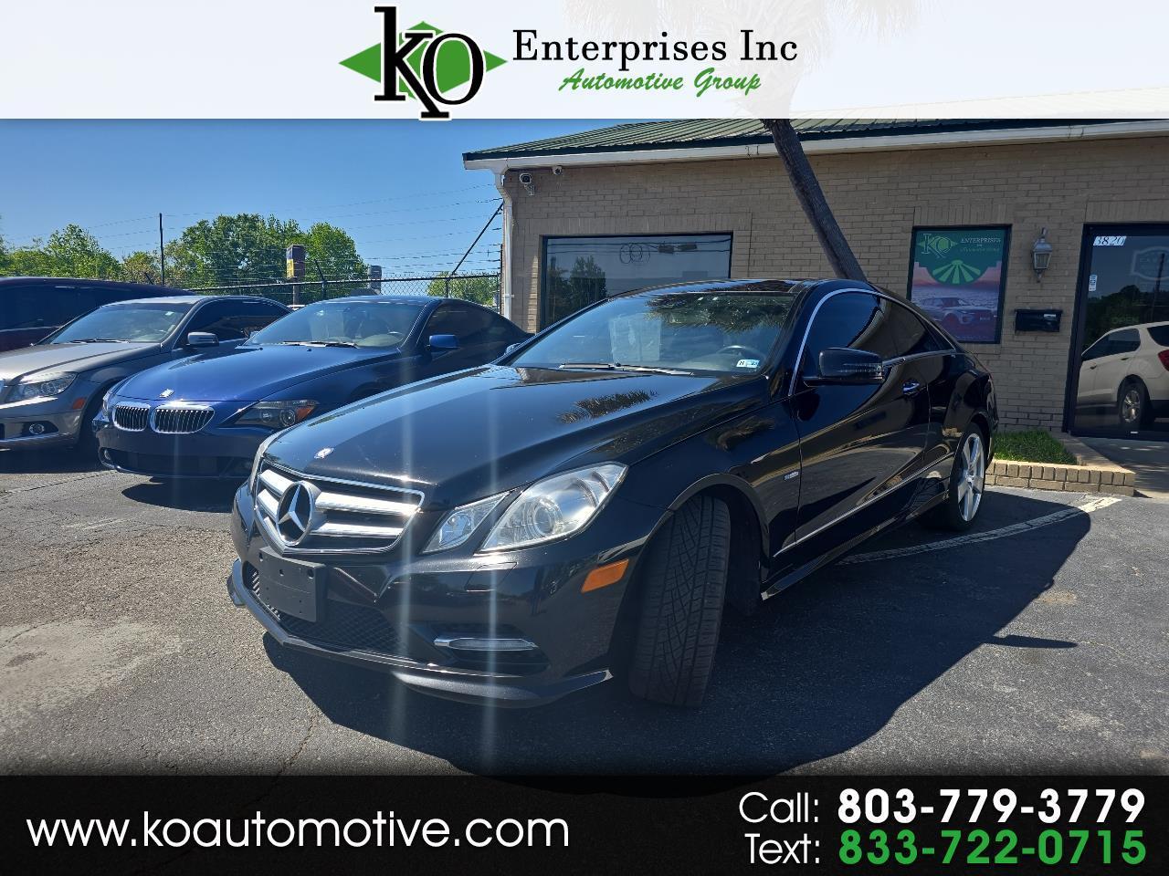 Mercedes-Benz E-Class 2dr Cpe E 550 RWD 2012