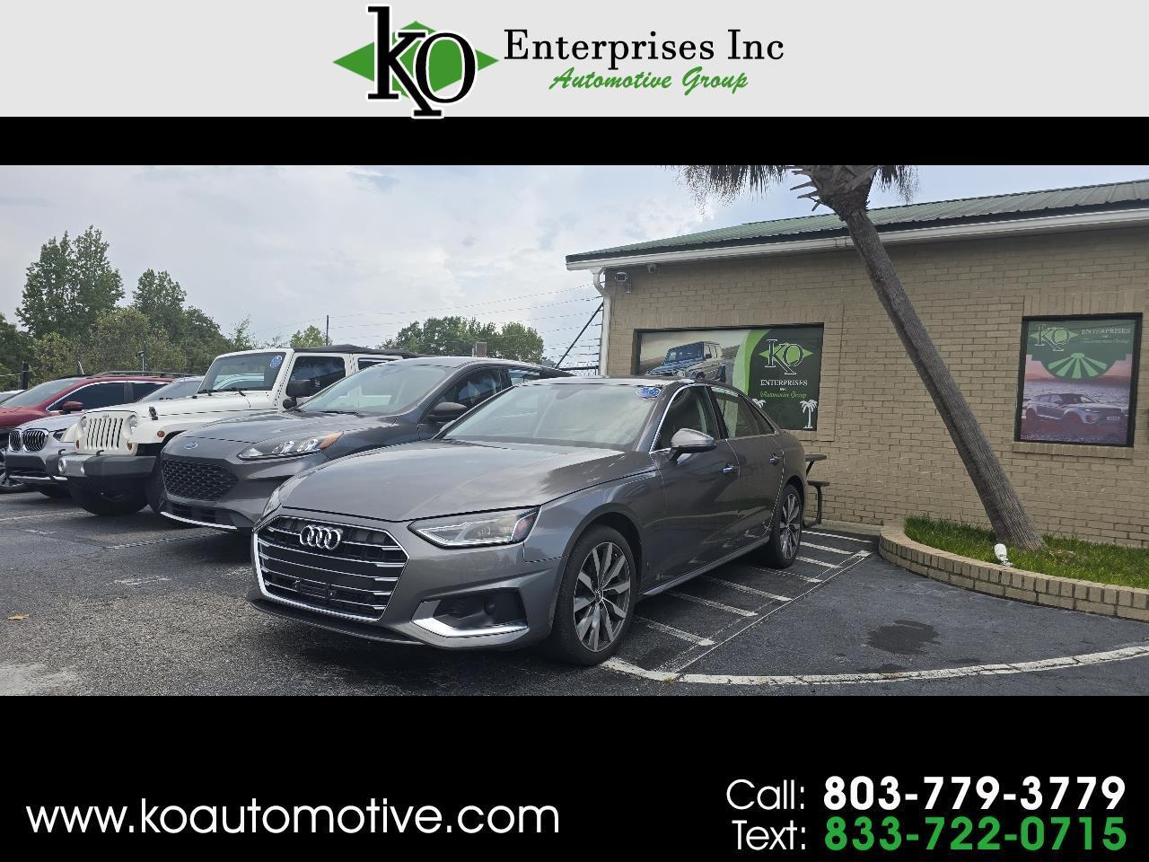 2020 Audi A4 Sedan Premium 40 TFSI