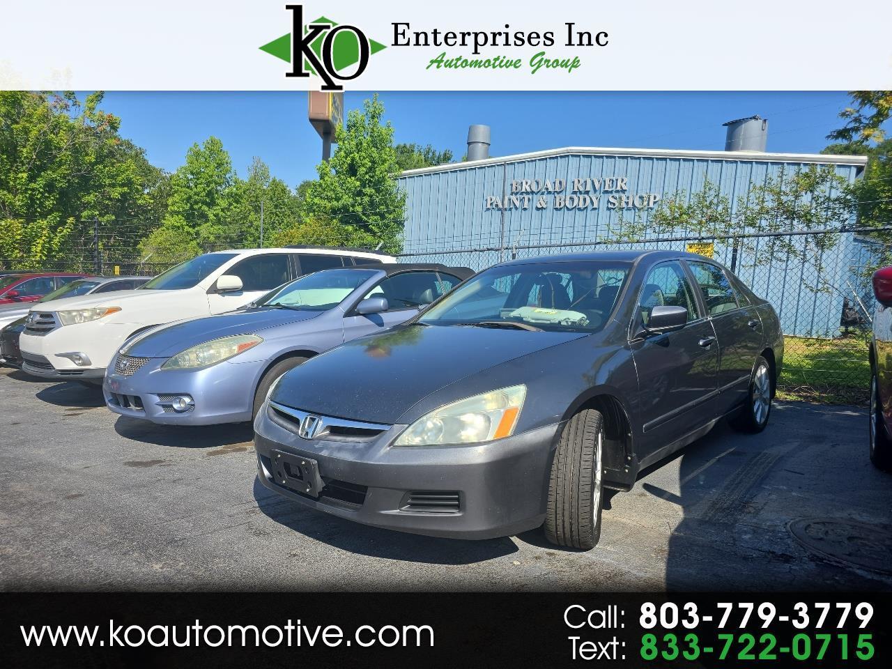 Honda Accord Sdn 4dr V6 AT LX SE 2007